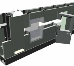 HOLLOW DETACHABLE SHRAPNEL WALL