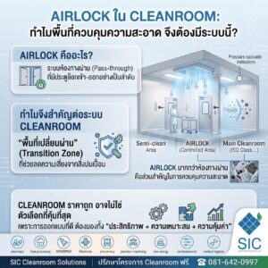 Airlock ใน Cleanroom คืออะไร และทำไมพื้นที่ควบคุมความสะอาดจึงต้องมี?