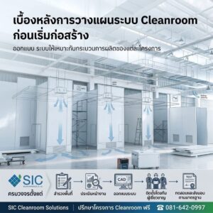 เบื้องหลังการวางแผนระบบ Cleanroom ก่อนเริ่มก่อสร้าง